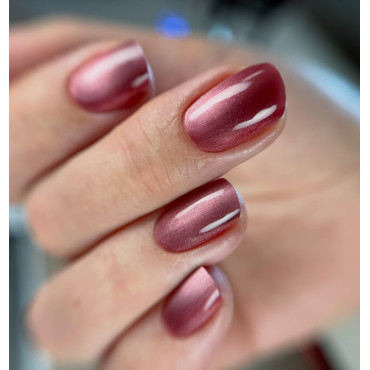 Gel Polish Cat Eye Copper
